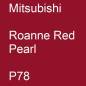 Preview: Mitsubishi, Roanne Red Pearl, P78.